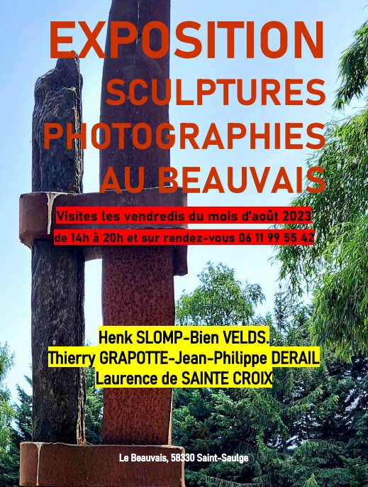 Affiche EXPO SCULPTURES PHOTOS aout2023